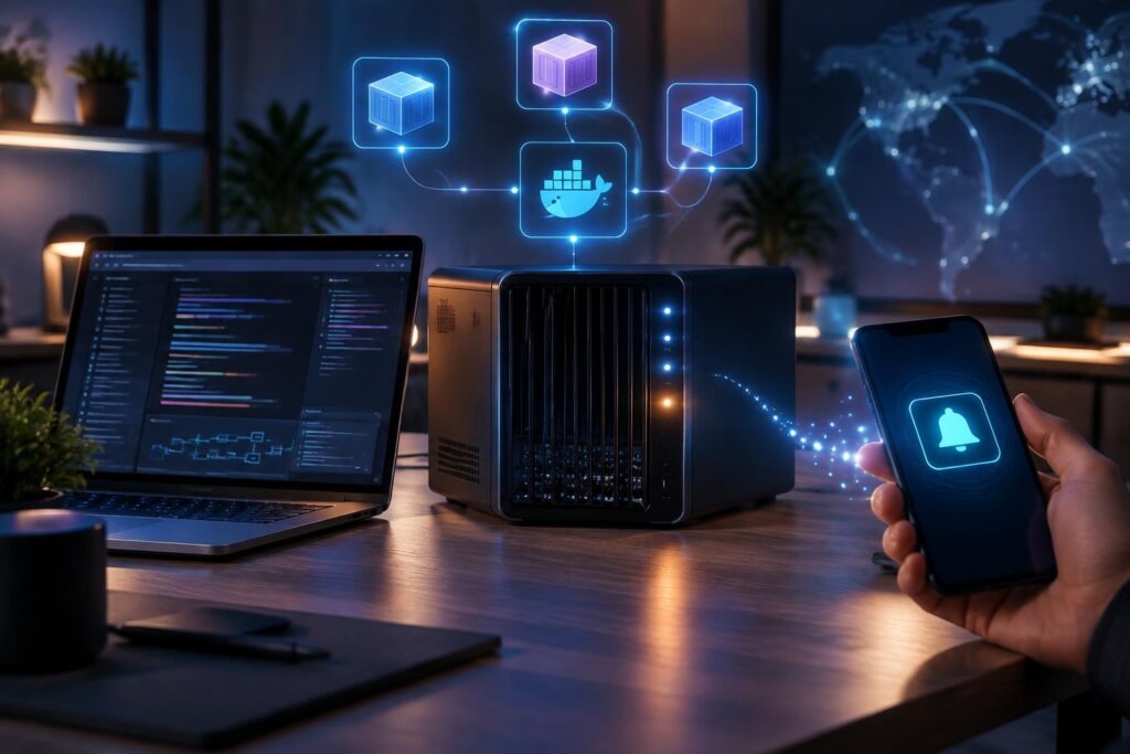 découvrez comment installer ntfy avec docker et docker compose, configurer votre serveur et envoyer des notifications grâce à des exemples pratiques.